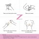 40 pieces of pads, disposable pads, bra pads, self-adhesive invisible bras